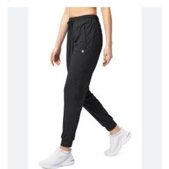 G Gradual Women M Joggers Pants Zip Pockets Tapered Running Sweatpants Stretch - Picture 10 of 11